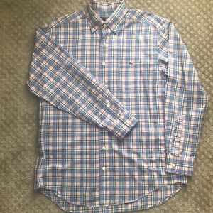 Men’s button down shirt.